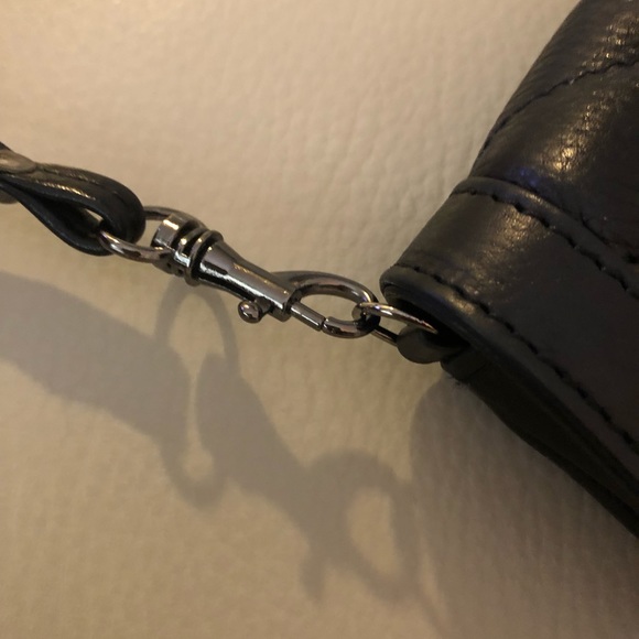 Genuine Leather Black Crossbody - Picture 6 of 7